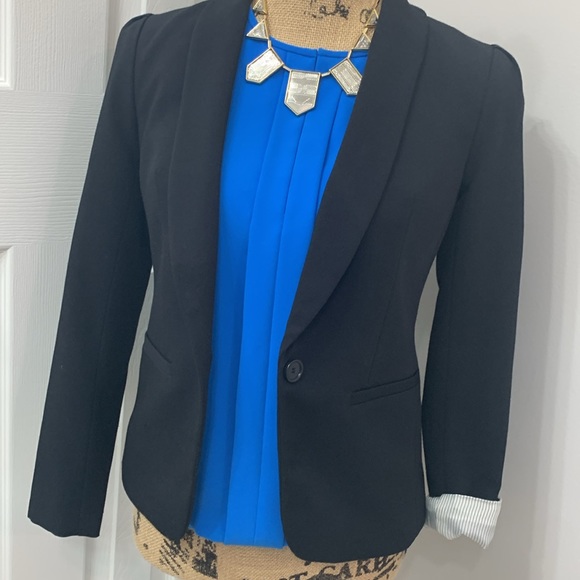 LOFT Black Blazer Petite - Picture 4 of 6